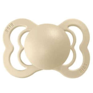 Suzeta din latex Bibs Supreme (0-6 luni) culoarea Vanilla
