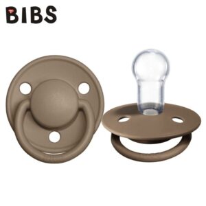 Suzeta din silicon Bibs De Lux 0-36 luni Dark Oak Bibs