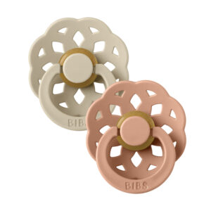 Suzete Boheme 6 luni+ 2buc Vanilla and Peach Bibs