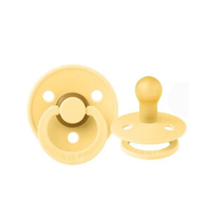 Suzete din latex Bibs Colour 0-6 luni culoarea Pale Butter Bibs