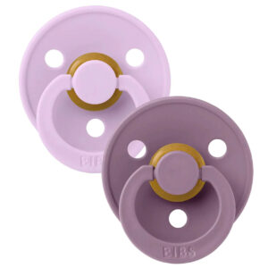 Suzeta din latex Bibs Colour 0-6 luni Violet Sky si Mauve Bibs