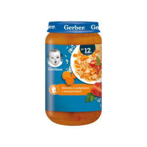 Gerber Junior ризотто с индейкой и овощами 250g