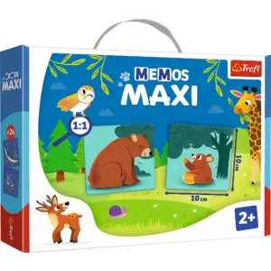 Trefl 02268 Game - Memos Maxi Animal Parents and children