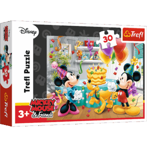 Puzzle - 30 - Birthday cake/Disney Standard Characters