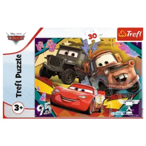 Puzzle - 30 - Speeding cars / Disney Cars 3