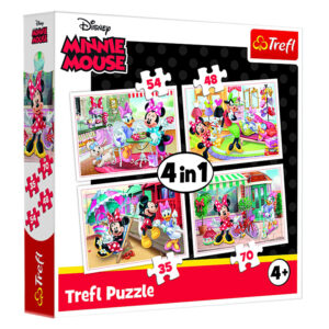 Puzzles - 4in1 (12, 15, 20, 24) - Minnie with friends / Disney Minnie