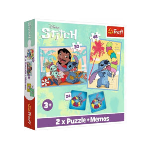 Puzzles 2in1 + memos Disney Lilo and Stitch Trefl
