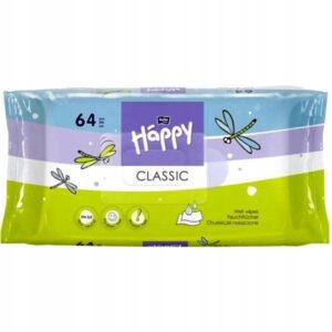 Servetele umede p/u copii Bella Happy Baby Classic cu vit E si alantoina 64 buc