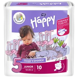 Scutece pentru copii Nr. 5 (12-25 kg ) Bella Baby Happy Junior 10 buc