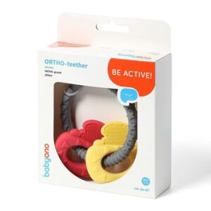 Inele dentitie cheile rosu ORTHO,