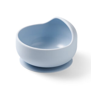 Vas din silicon cu ventuza albastru Babyono