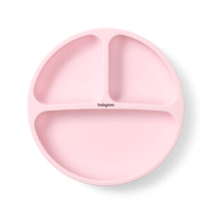 Placa de silicon cu ventuza roz Babyono