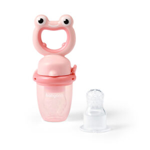 Nibbler Frog cu suzeta din silicon Babyono