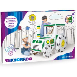 Casuta din carton Tractorrrr