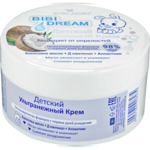 Crema p/copii Ulei de cocos+Pantenol+Alantoina 200gr Belle Jardin