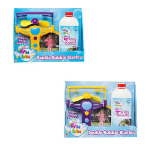 Set baloane de sapun Fru Blu Blaster Double Bubble + lichid 400 ml TM Toys