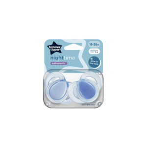 Suzeta ortodontica de noapte silicon 18-36 luni 2 buc Tommee Tippee