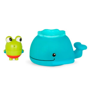 Set de joaca pentru baie balena si brosuta cu lumini BATTAT
