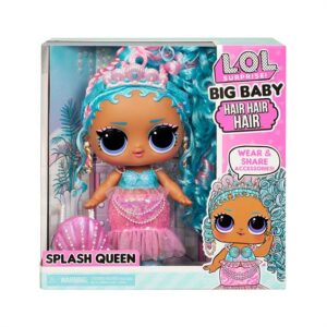 Mega Papusa L.O.L. Surprise! Big Baby Hair Hair Hair — Splash Queen