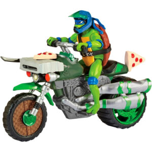 Set de joaca Motocicleta si figurina Leonardo Testoasele Ninja TMNT