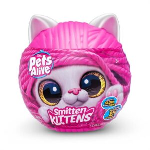 Jucarie de plus surpriza Motanas Interactiv Smitten Kittens Pets Alive ZURU