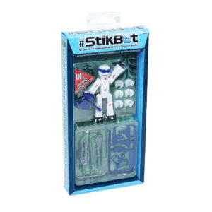 Set de joaca Stikbot alb cu accesorii arme - Purtatorul de arme Stikbot
