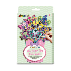 Set creativ de razuit Scratch Buchet - Fluture AVENIR