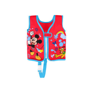 Vesta de inot din material textil Mickey Mouse, 51x26x34 cm, 1-3 ani Bestway
