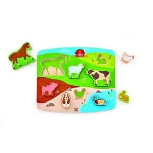 HAPE-FARM ANIMAL PUZZLE and PLAY