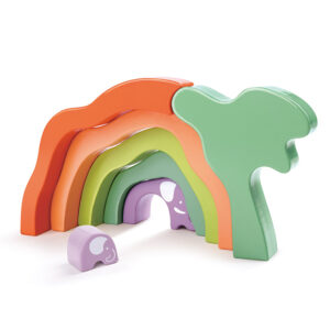 Jucarie educationala 3 in 1 In safari cu elefantii