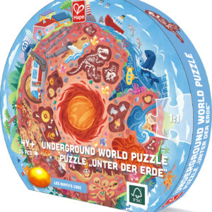 Puzzle rotund Sub pamint 36 elem.