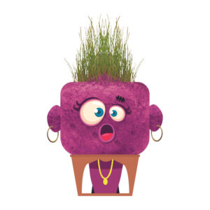 Papusa cap de iarba Sandra uimita Hape