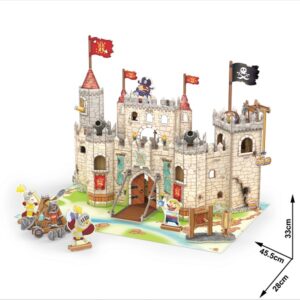 3D PUZZLE Pirate Knight Castle CUBICFUN