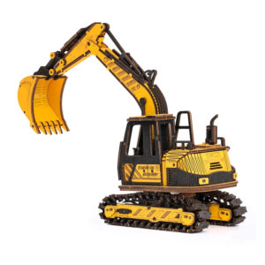 Puzzle 3D din lemn Excavator