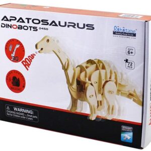 3D Puzzle Dinozaur Apatosaurus cu motor mecanic 8+ ROBOTIME