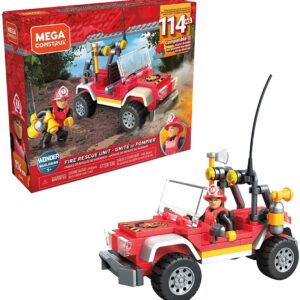 Constructor Pompier cu masina 114buc Mega Construx