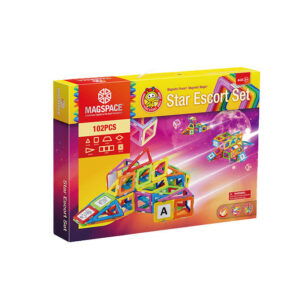 Joc Magnetic Educativ de Constructie 3D - 102 piese MAGSPACE