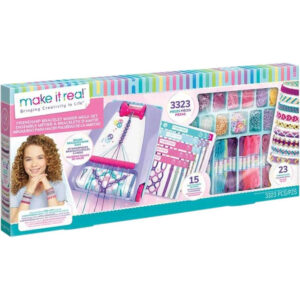 Set pentru impletit bratari Friendship Bracelet Maker Mega Set MAKE IT REAL