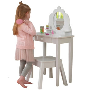 Masa de tualeta cu scaunel Vanity and Stool 66 x 30 x 100 cm Kidkraft