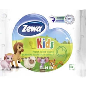 Hirtie igienica umeda Kids 42 buc. Zewa