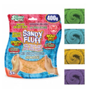 Nisip Kietic Sandy Fluffy im Zip Bag 400g in asort. SLIMY