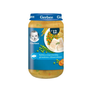 Gerber Junior рыба с морковью и горошком 250g
