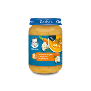 Piure de supa de legume cu curcan 190g Gerber