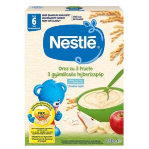 Nestle Terci рис-3 фрукта мол 9х250г