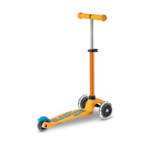Trotineta Mini Deluxe LED Oranj MICRO
