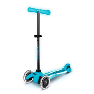 Trotineta Mini Deluxe Glow LED Plus Artic Blue MICRO