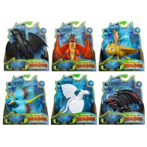 Figurina mecanica (Dragon 3) Crimson Toothless 18 cm Dragons SPIN MASTER