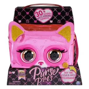 Gentuta Interactiva Metallic Magic Frenchie Purse Pets SPIN MASTER