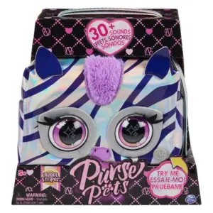 Gentuta Interactiva Metallic Magic Zebra Purse Pets SPIN MASTER