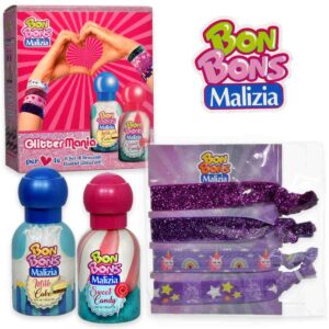 Malizia Set Bon Bons (Apa de toaleta Milk Cake 50ml + Sweet Candy 50ml + 4 bratari-elastice)